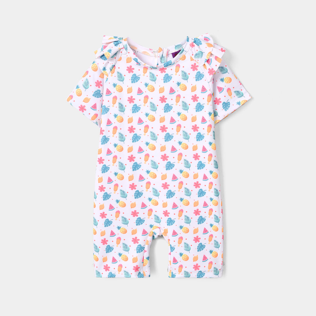 Girls Nylon Swimming Jumper Fruity