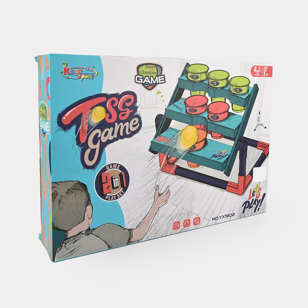 Toss Game Basket to The Target