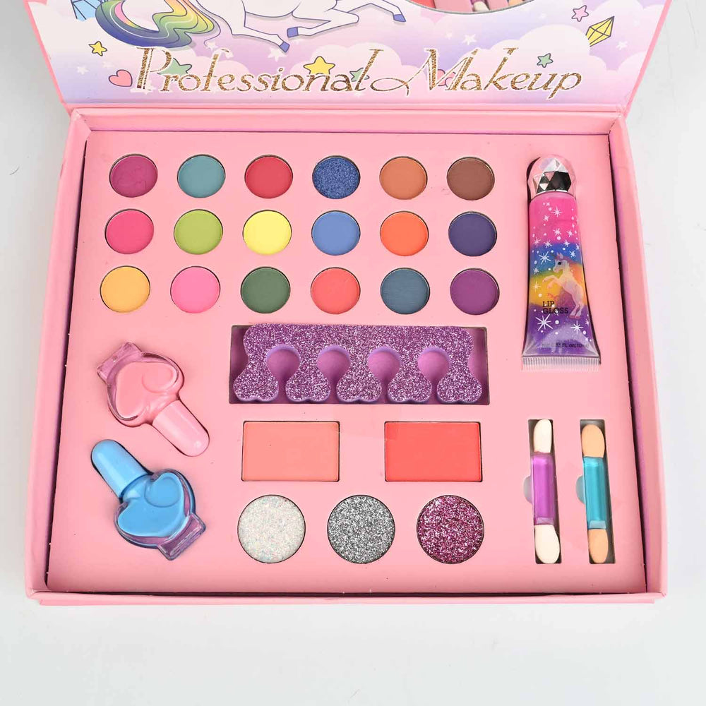 Girls Unicorn Professional Makeup Play Set