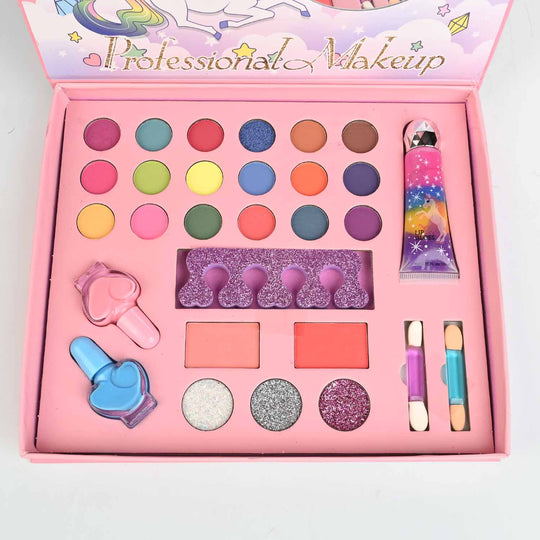 Girls Unicorn Professional Makeup Play Set