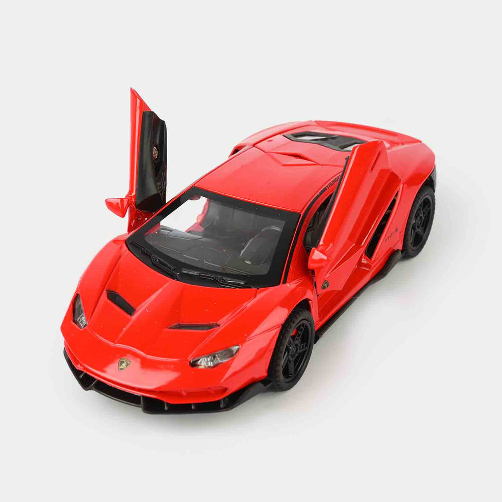 Die-Cast Supercar – Lights, Sound & Openable Doors