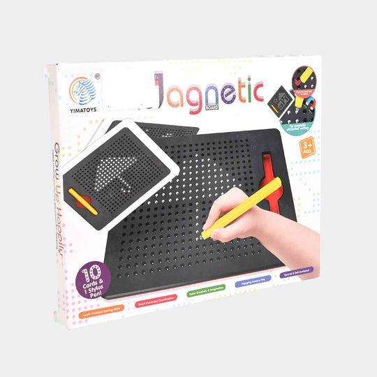 Kids Magnetic Drawing Board with 10 Pattern Cards