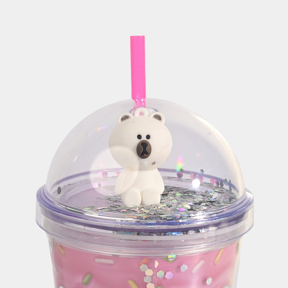Acrylic Tumbler Mug with Straw