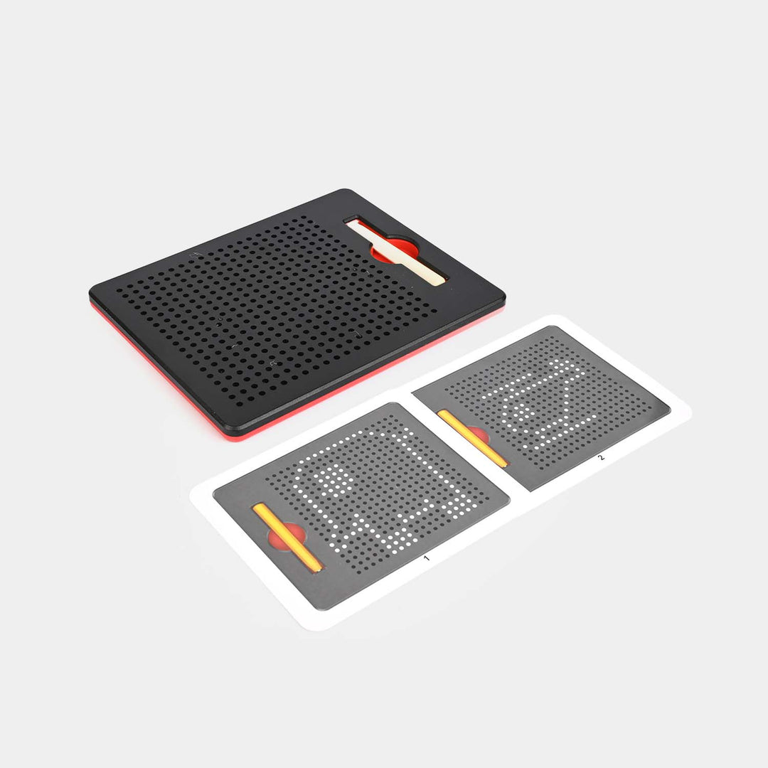 Kids Magnetic Drawing Board with 10 Pattern Cards