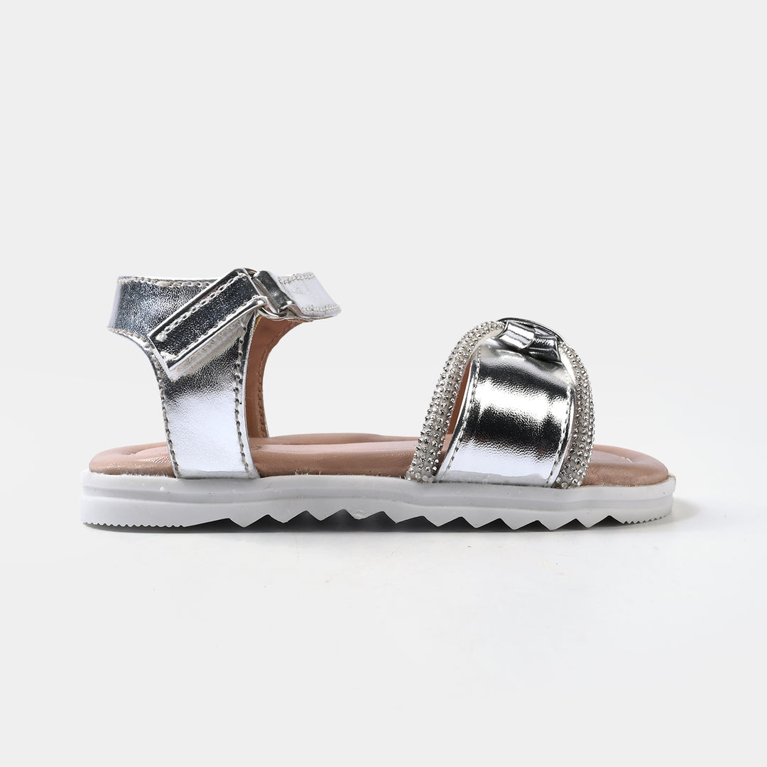 Girls Sandal 456-134-SILVER
