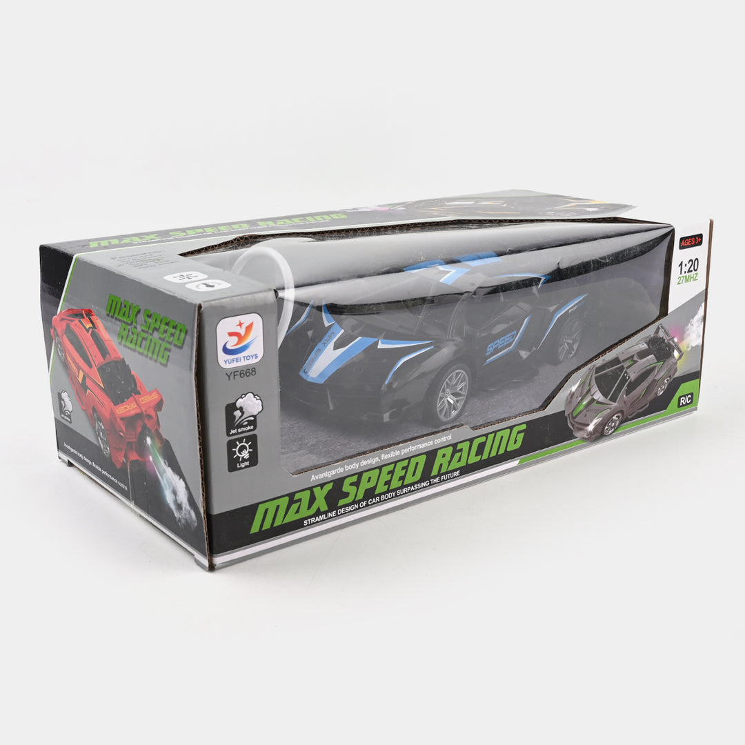 Remote Control Max Speed Racing Car For Kids