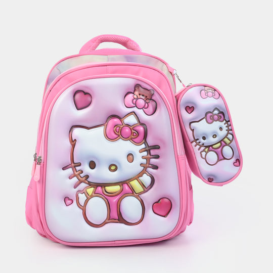 16" 3D Embossed School Backpack | Grade 2-5