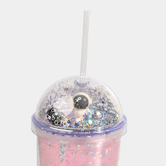 Acrylic Tumbler Mug with Straw