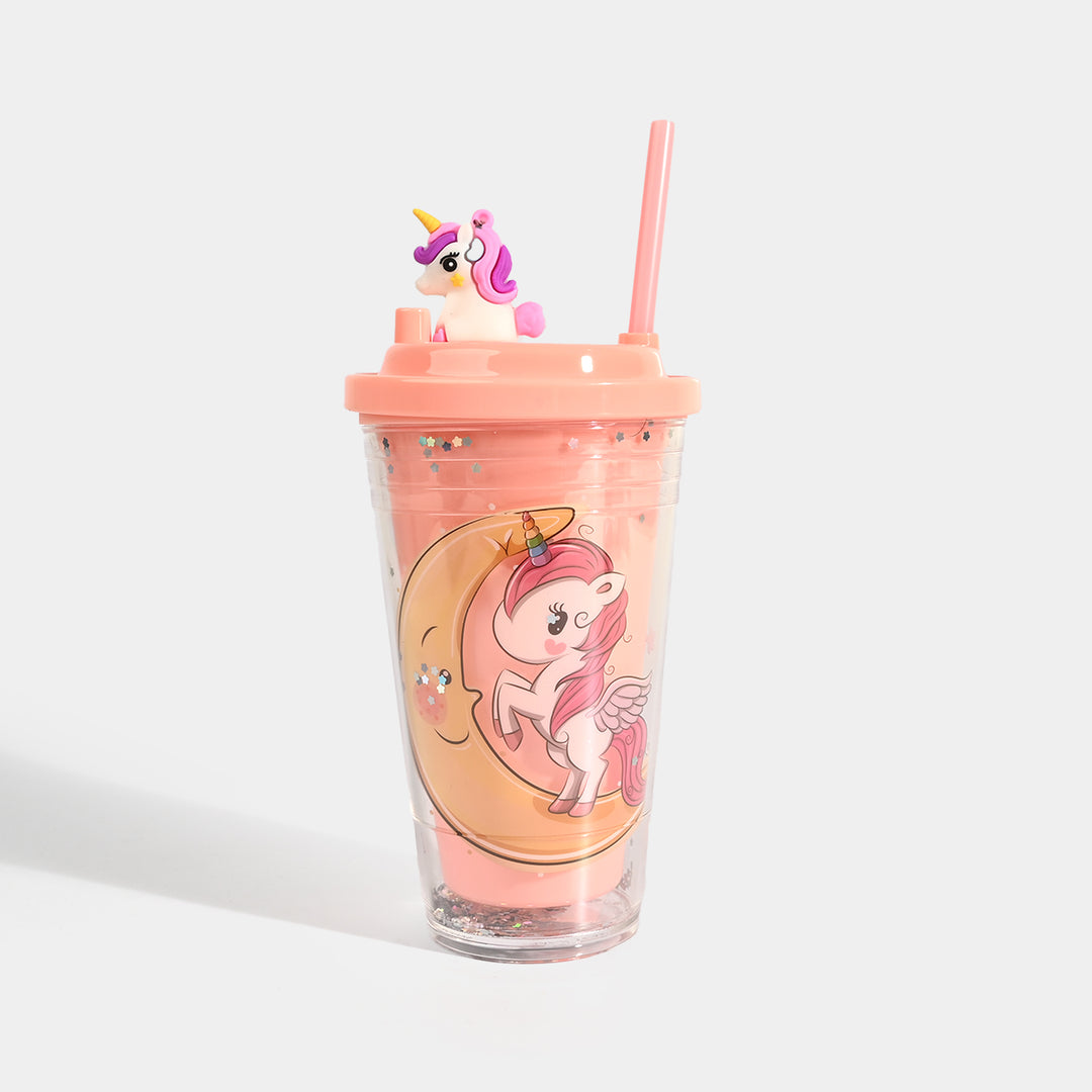Acrylic Tumbler Mug with Straw