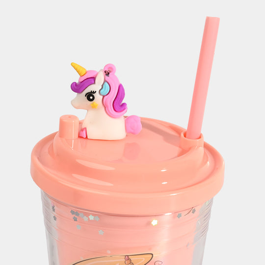Acrylic Tumbler Mug with Straw
