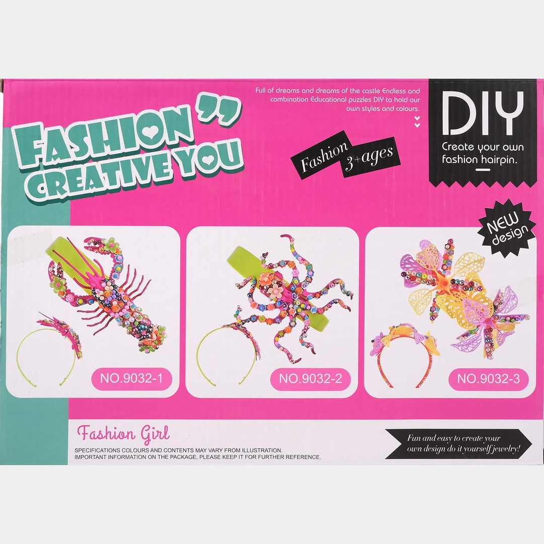 DIY Fashion Hairpin Creation Set For Girls