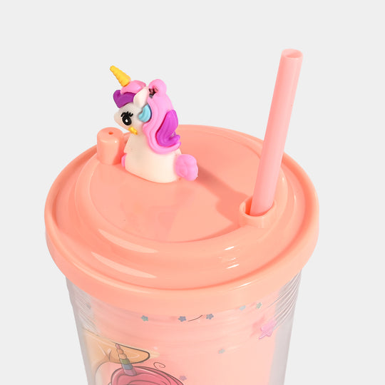 Acrylic Tumbler Mug with Straw