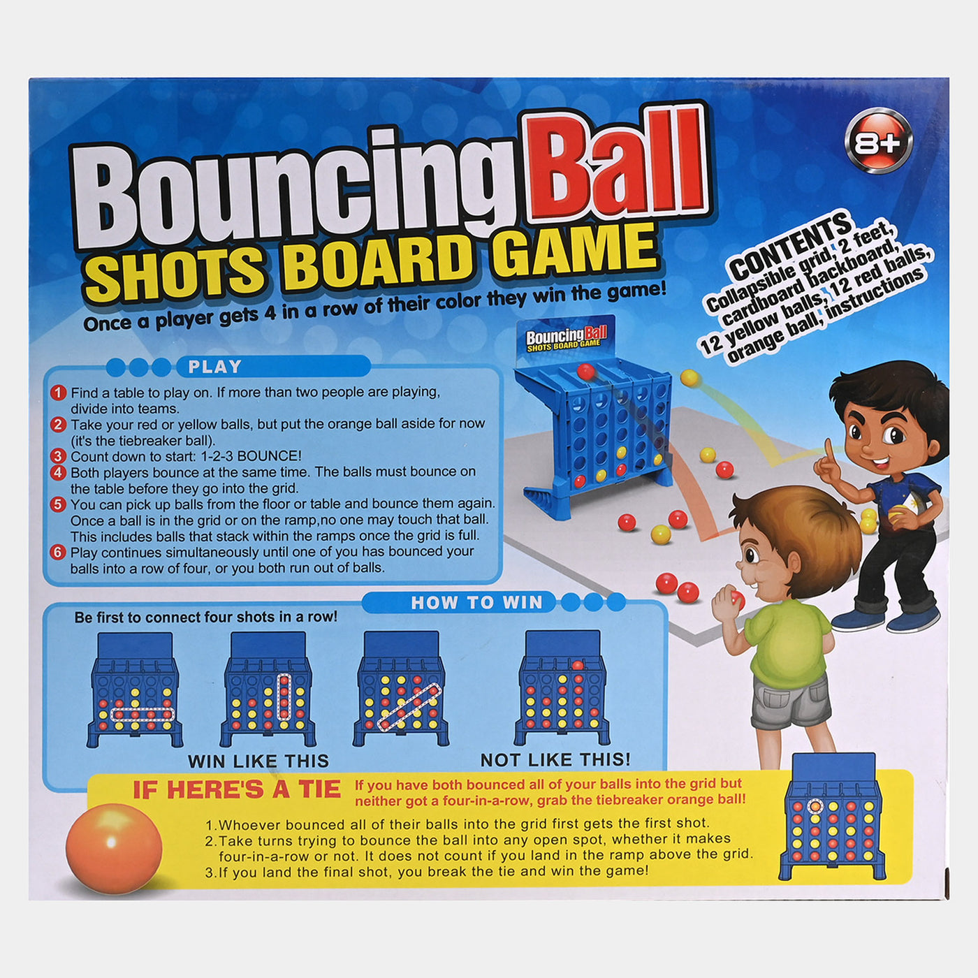 Bouncing Ball Shots Board Game For Kids