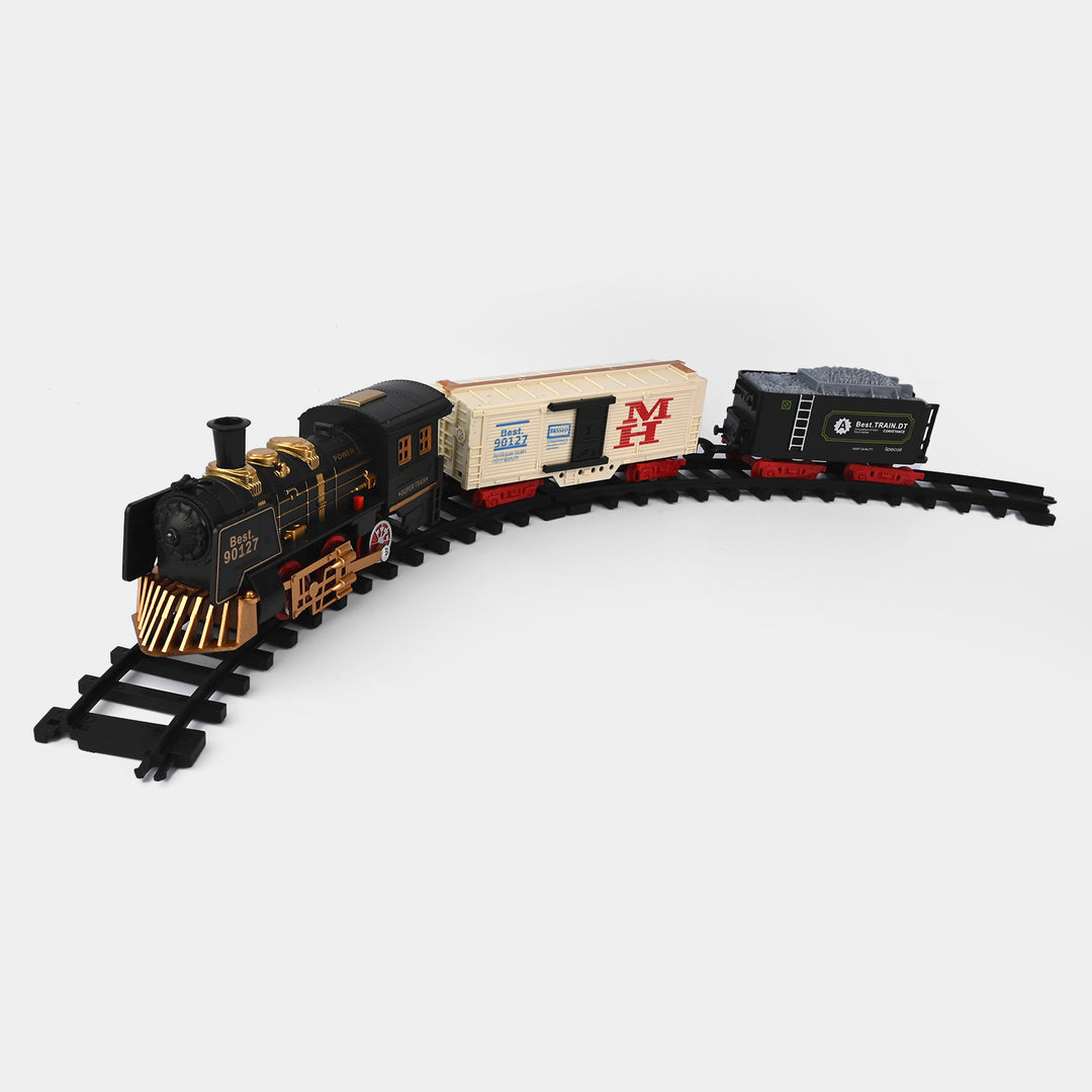 CLASSIC TRAIN SET WITH TRACK FOR KIDS