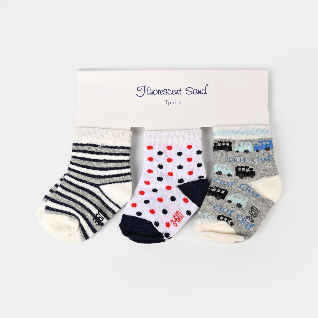 Infant Baby Socks 3Pcs Set | 3-6M
