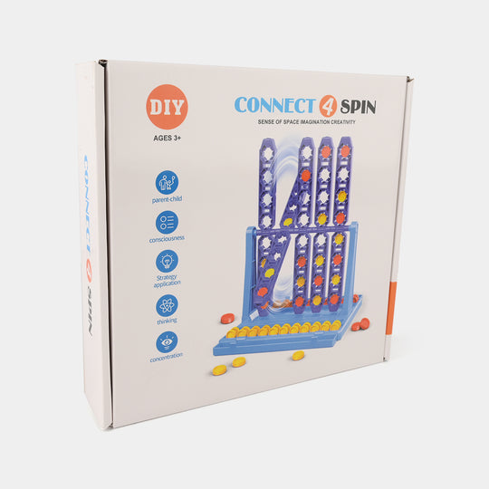 Connect 4 Spin – Twisting Strategy Game for Kids & Families