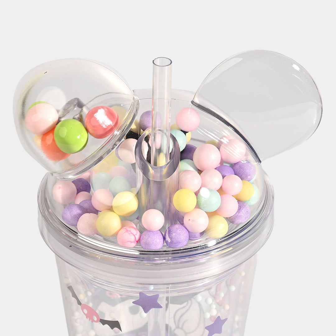 Acrylic Tumbler Mug with Straw