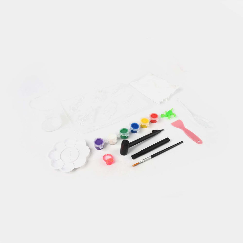 DIY Gypsum Racing Car Model Kit For Kids