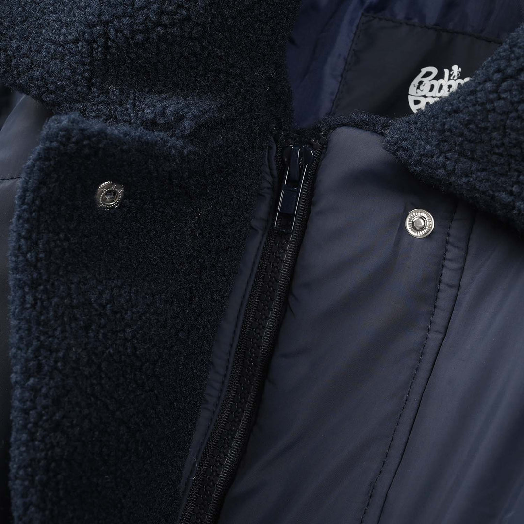 Teens Girls Polyster Puffer Jacket Cozychilc-NAVY