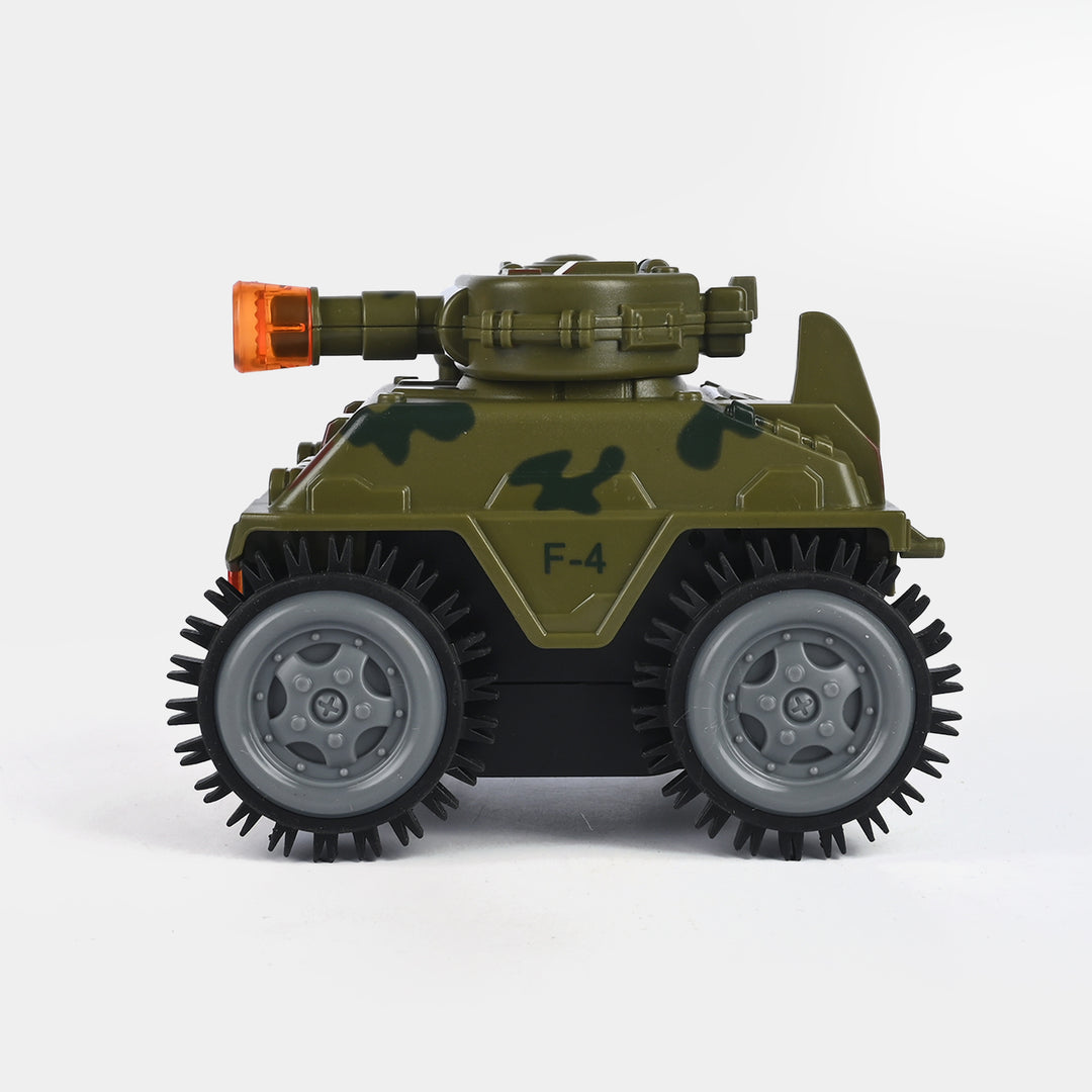 Electric Universal Stunt Tank with Light & Sound Toy