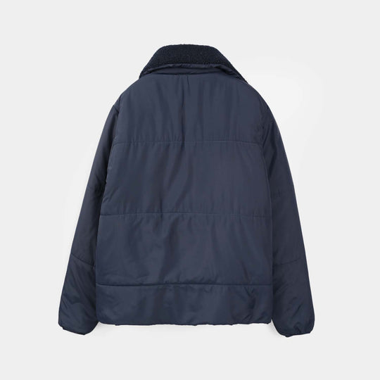 Teens Girls Polyster Puffer Jacket Cozychilc-NAVY