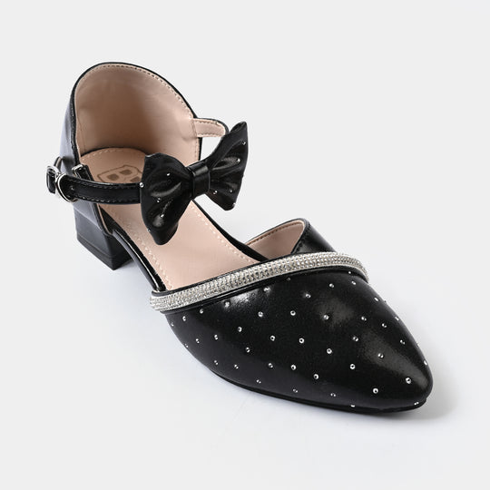 Girls Pumps Heels ZP-093-BLACK