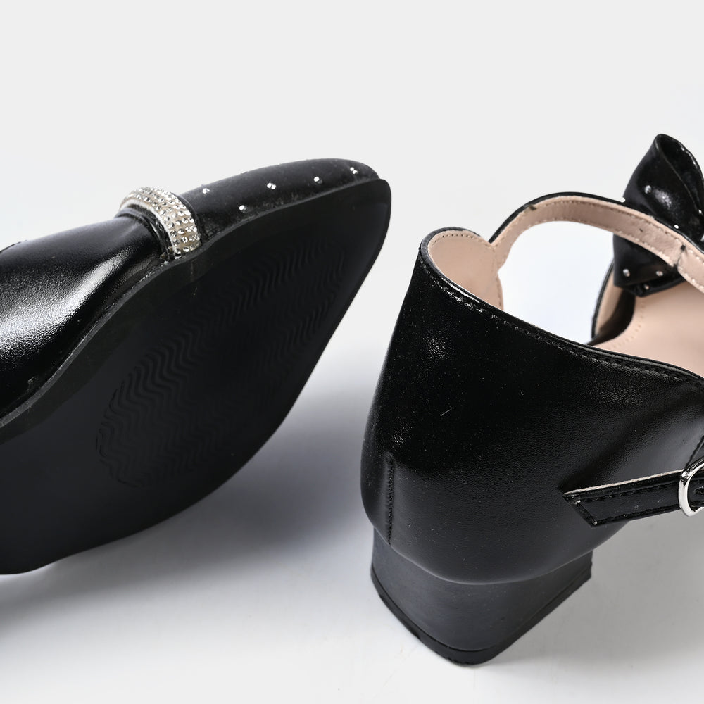 Girls Pumps Heels ZP-093-BLACK