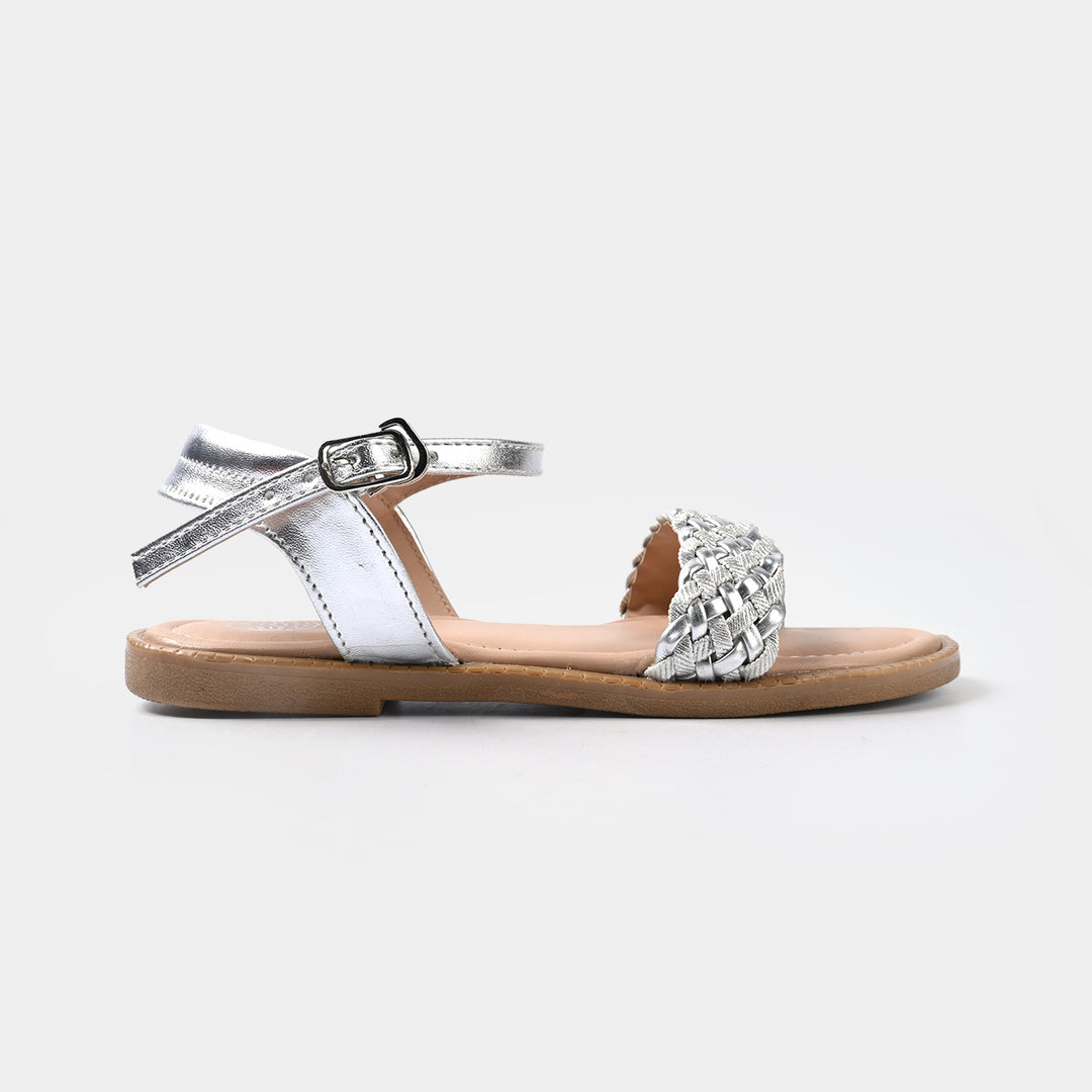 Girls Sandal 1358-SILVER