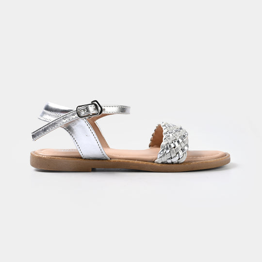 Girls Sandal 1358-SILVER