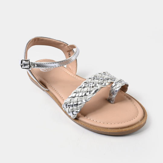 Girls Sandal 1358-SILVER