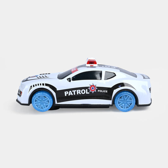 3D Police Car Toy with Light & Sound