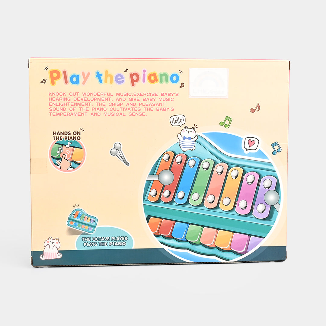 Kids 2-in-1 Musical Piano Xylophone Play Toy