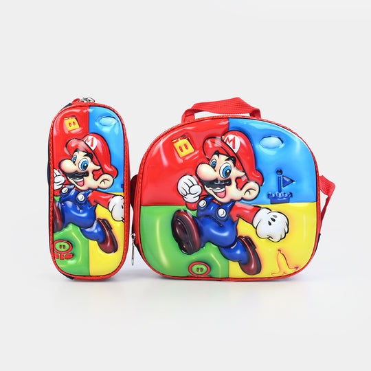 16" 3D Embossed School Bag Set | Grade 1-4