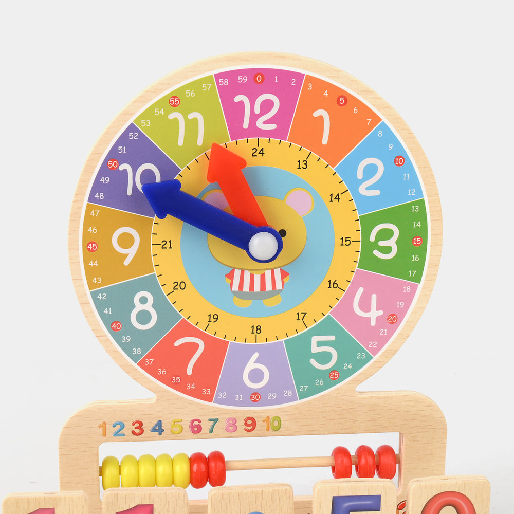 Wooden Educational Clock Digital Recognition Toy