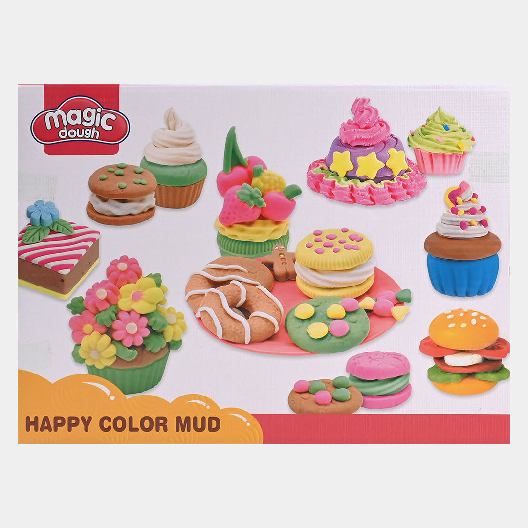 Color Mud Dessert Mold Play Set For Kids