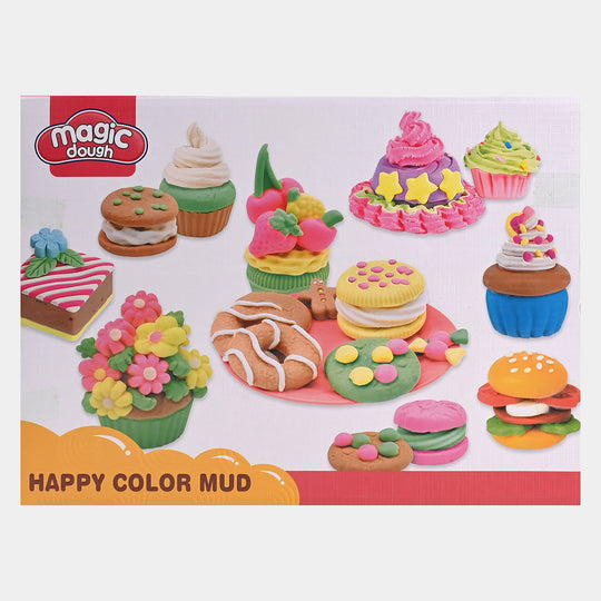 Color Mud Dessert Mold Play Set For Kids