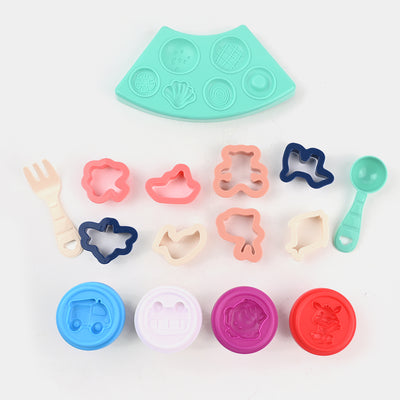 Color Mud Dessert Mold Play Set For Kids