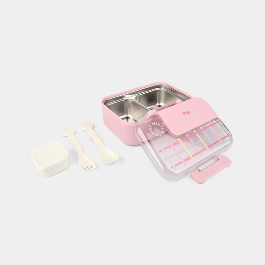 Stainless Steel Bento Lunch Box with Spoon