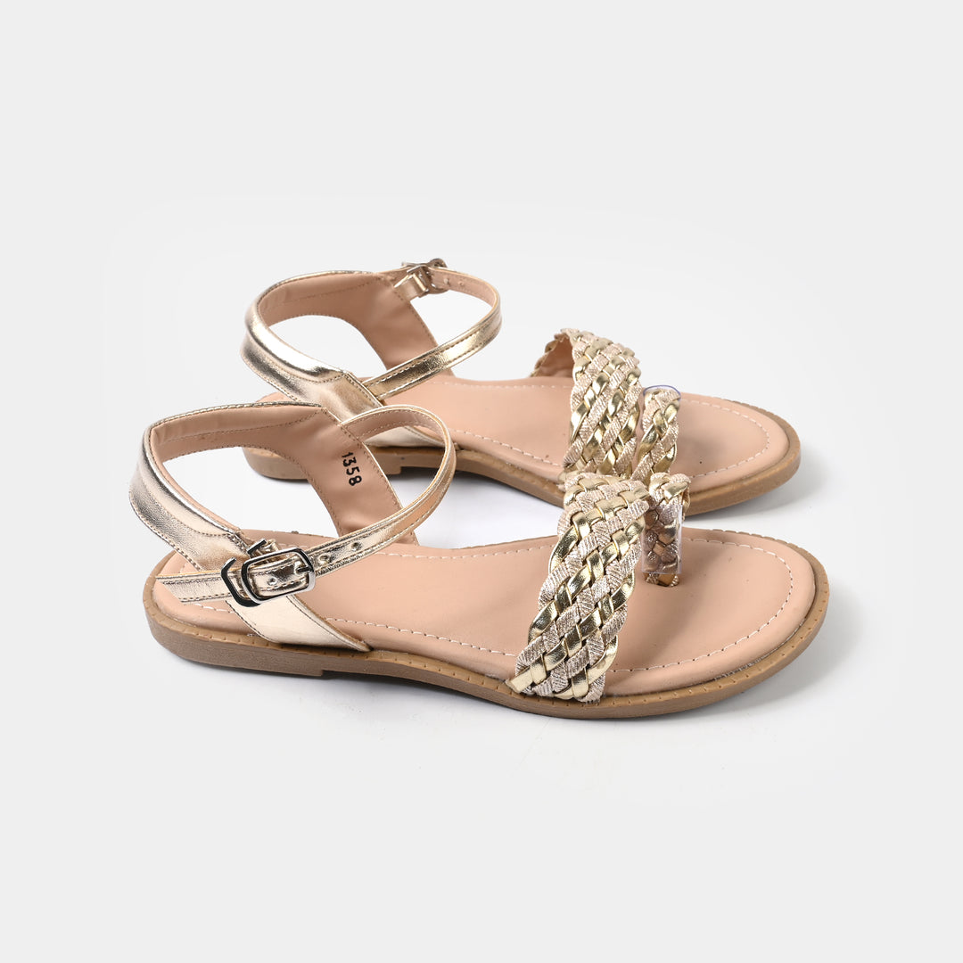 Girls Sandal 1358-GOLDEN