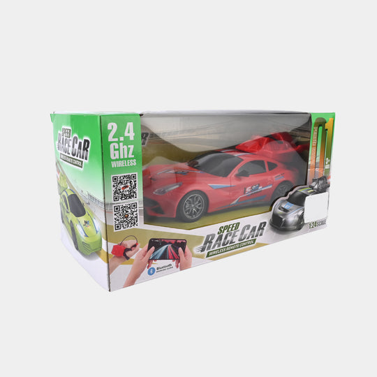 Remote Control Race Car with Light & Spray