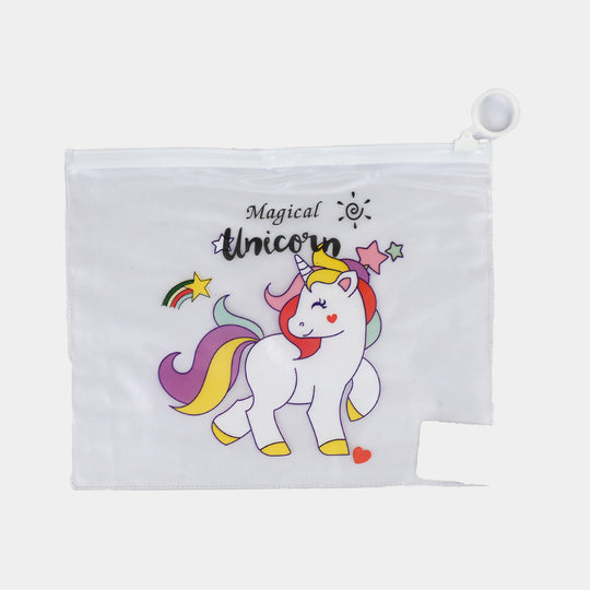 Character Transparent PVC Pouch for Kids