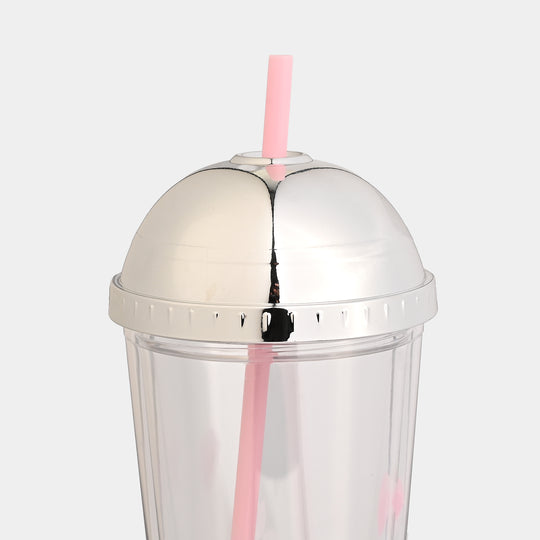 Acrylic Tumbler Mug with Straw