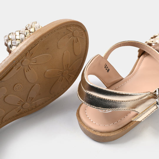 Girls Sandal 1358-GOLDEN