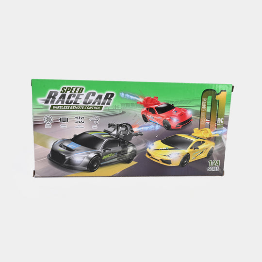 Remote Control Race Car with Light & Spray