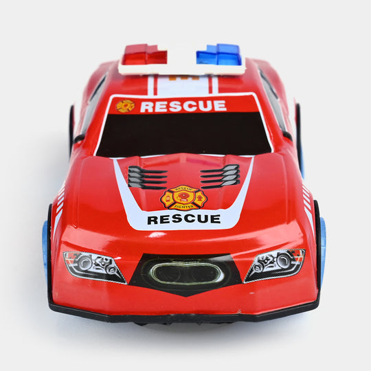 3D Police Car Toy with Light & Sound