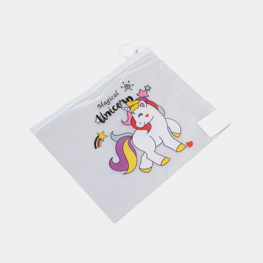 Character Transparent PVC Pouch for Kids