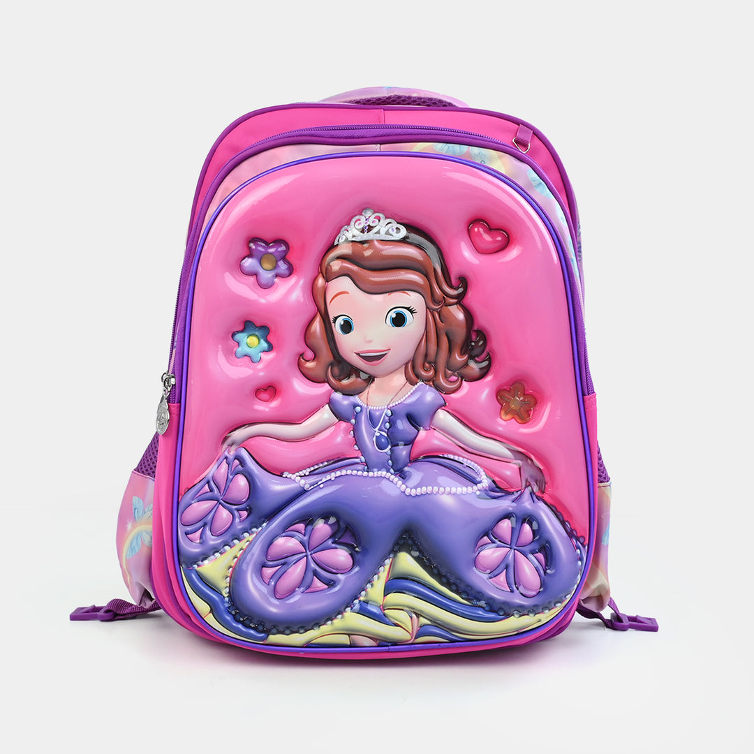 16" 3D Embossed School Bag Set | Grade 1-4