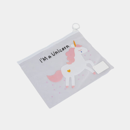 Character Transparent PVC Pouch for Kids