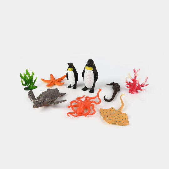 Mini Sea Life Animal Figures Set