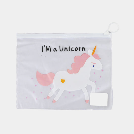 Character Transparent PVC Pouch for Kids